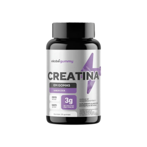 Creatina Gummy Sabor Uva Desempenho E Sabor No Treino! Uva