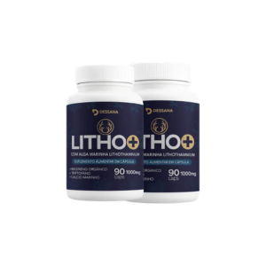 Lithothamnium Kit 2 Frascos Algas Marinhas Sem Sabor