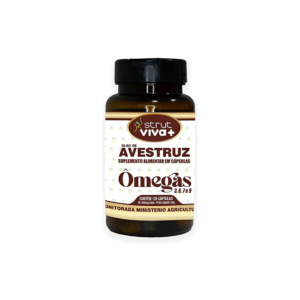 Ômega 3,6,7 E 9 De Óleo De Avestruz - 120 Cápsulas De 1000mg