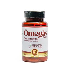 Óleo de Avestruz 60 Cápsulas de 1000mg